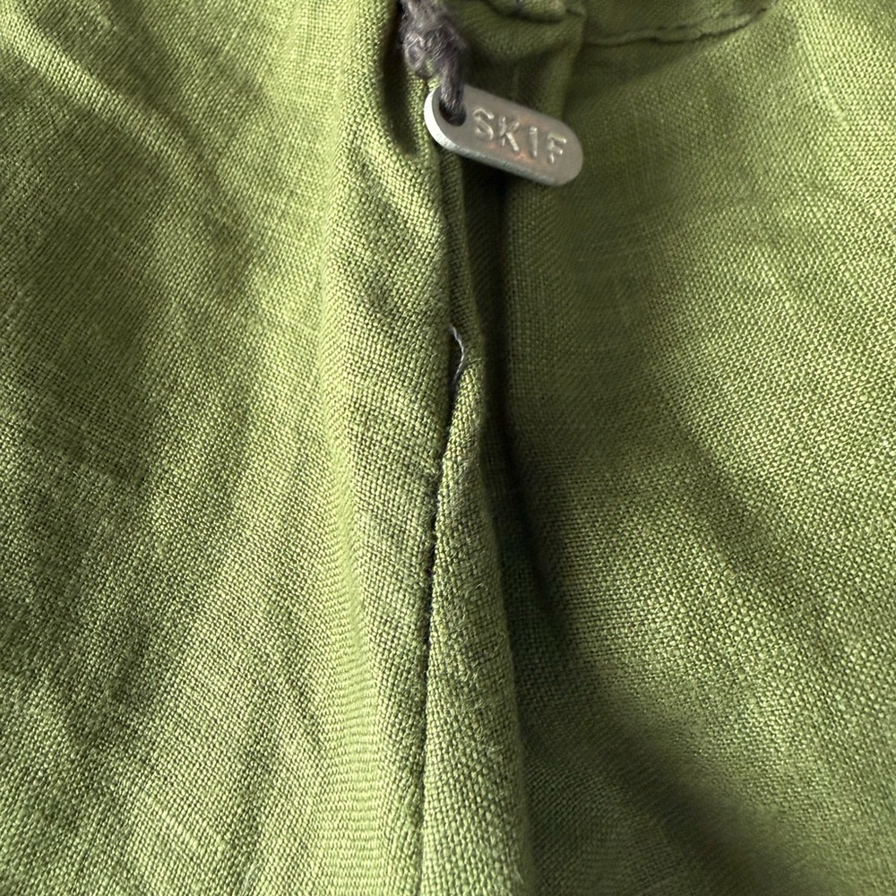 Linen Crop Pants Size S - Picture 3 of 3